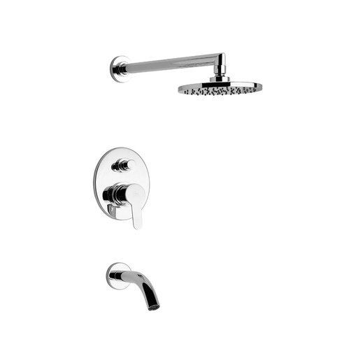 [15779] Grifería Monocomando de Ducha FV Línea Puelo Cromo 106/B5