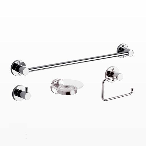 [15199] Kit de Accesorios 4 Piezas FV Línea Arizona Cromo 179.04/B1