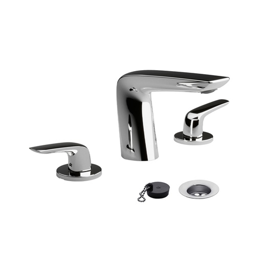 [18039] Grifería Doble Comando de Lavatorio FV Línea Epuyén Cromo 207/L2