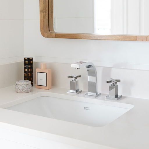 [17412] Grifería Doble Comando de Lavatorio FV Línea Dominic Cromo 207R/85