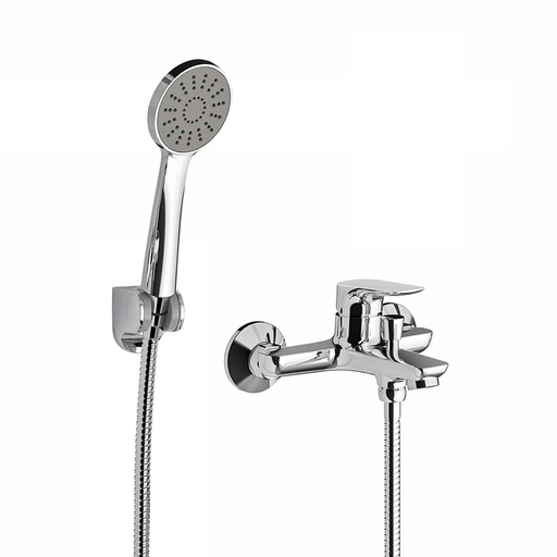 [15793] Grifería Monocomando Ducha Exterior c/Pico FV Jana Cromo 310/M1
