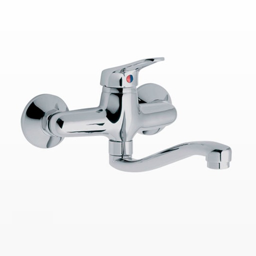 [15332] Grifería Monocomando de Cocina de Pared FV Arizona Cromo 406/B1