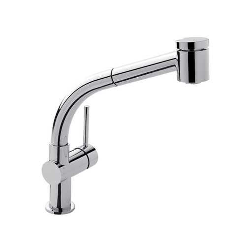 [15303] Grifería Monocomando de Cocina c/ Rociador FV Temple Cromo 412/87