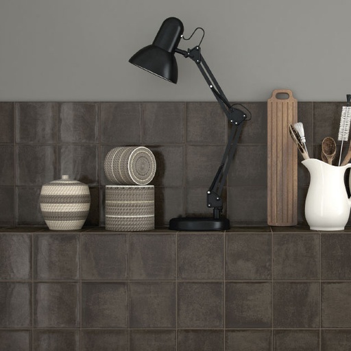 [30057] Revestimiento Alchimia Anthracite Brillante 15x15