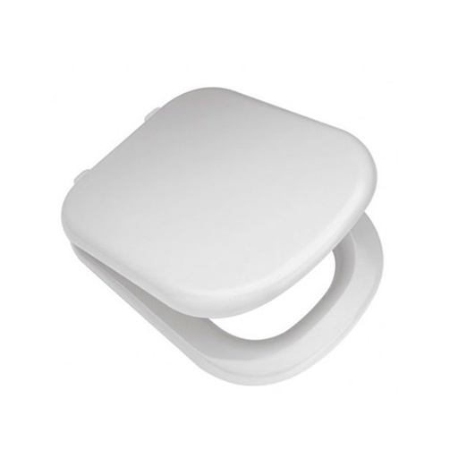 [11782] Asiento de Inodoro Ferrum Línea Bari Herraje Cromo TKXMC