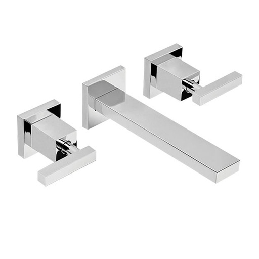 [51125] Grifería de Pared para Lavatorio Peirano Castilla Cierre Cerámico 62-153