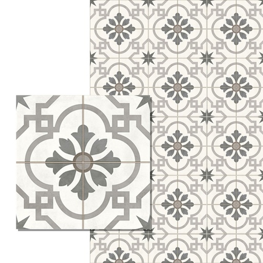 [60149] Cerámico Alberdi Cervantes Gris 46x46 (1ra Calidad)