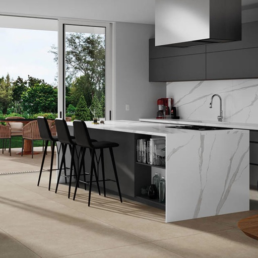 [66283] Porcelanato Portinari Citta Negro Natural 120x120 (1ra Calidad) 61597