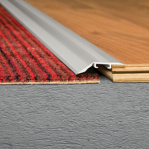 [20650] Perfil Desnivel Aluminio Quick Cromo Brillante 38x100mm 2821/1