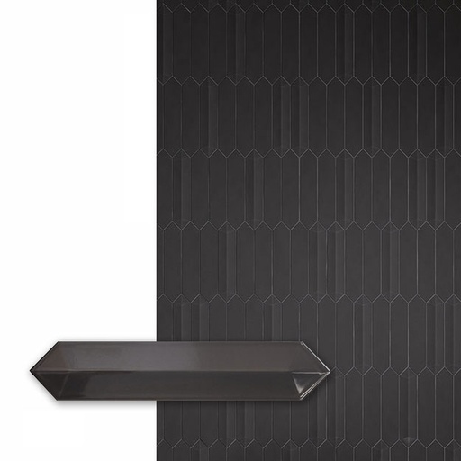 [30050] Revestimiento Dimsey Outside Antracite Brillante 6.5x33.2