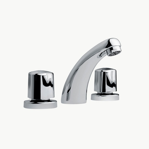 [24082] Grifería de Lavatorio 3 Agujeros Peirano Línea Dique Cromo 203