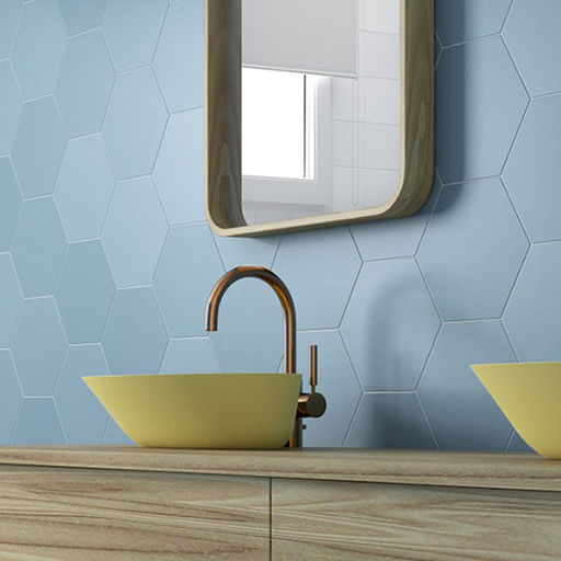 [28143] Revestimiento Hexagonal Dune Chicago Ocean 21.5x25