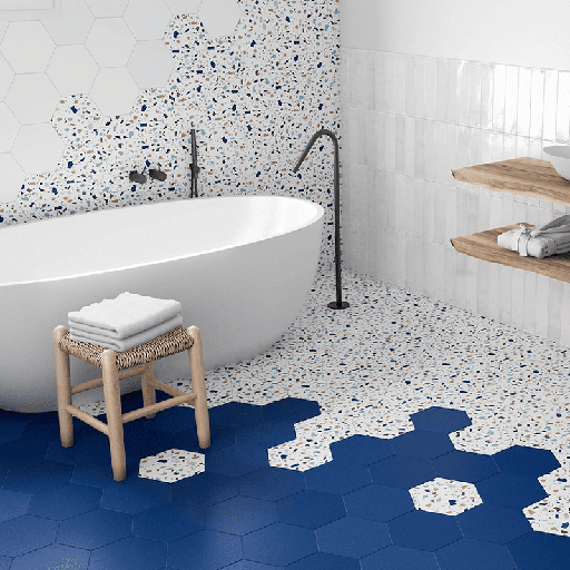 [28142] Revestimiento Hexagonal Dune Chicago Royal 21.5x25