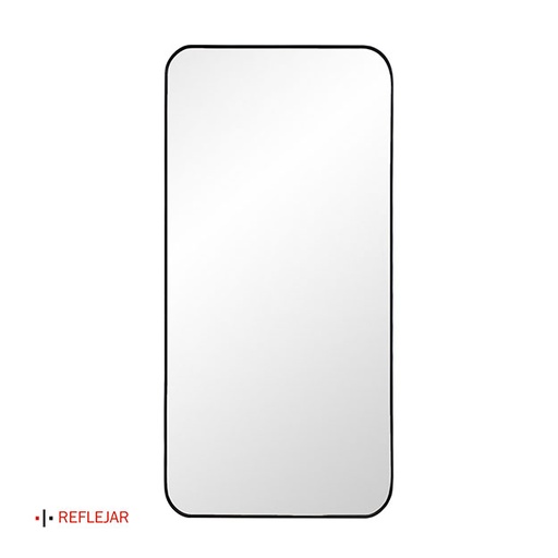 [10959] Espejo Reflejar Black Rectangular 40x90cm