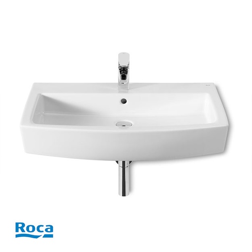 [26660] Lavatorio 3 Agujeros Roca Línea Hall 55cm Blanco