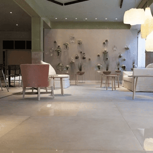 [70856] Porcelanato Vite Liscio Ivory Pulido 40x80 (1ra Calidad)