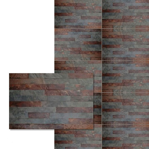 [20545] Listel Cortines Pizarra 30x45 (1ra Calidad)