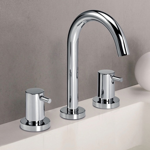 [51091] Grifería de Lavatorio Peirano Línea Marbella Cromo 60-121