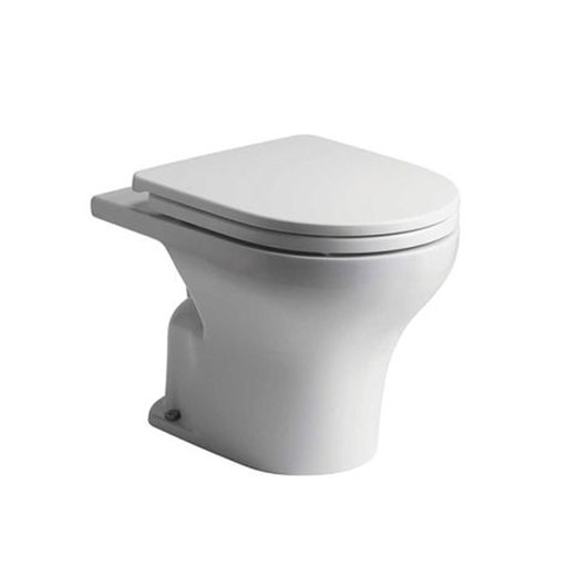 [10273] Inodoro Corto Ferrum Línea Marina Blanco IHCMJ B