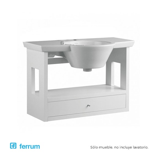 [10278] Mueble Colgante Ferrum Marina 80cm Blanco X8HC B
