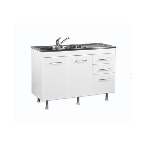 [11449] Mueble de Cocina Amube Acero Inoxidable 120x50cm 5303