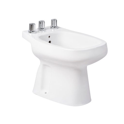 [25101] Bidet 3 Agujeros Roca Línea Monaco Blanco