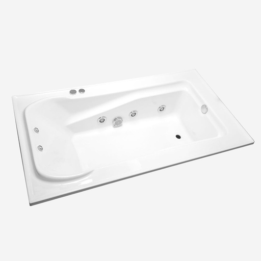 [12663] Hidromasaje Five Saint Perla Plus 165x90 8 Jets Blanco FSPL06