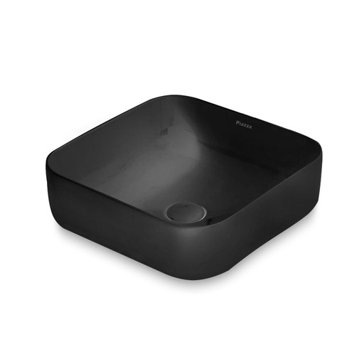 [49100] Bacha de Apoyo Piazza Slim Negra 38.5cm A423NE