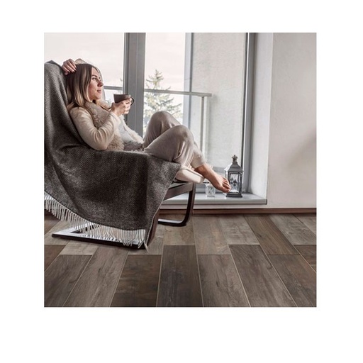 [11398] Porcelanato Alberdi Sambu Tabaco 20x120 (1ra Calidad)