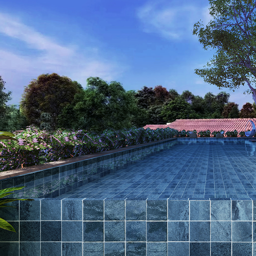 [30832] Cerámico Ceral Sancho Blue 10x10 (1ra Calidad)