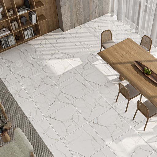 [30219] Porcelanato Lume Thassos Gris Pulido 75x75 (1ra Calidad)