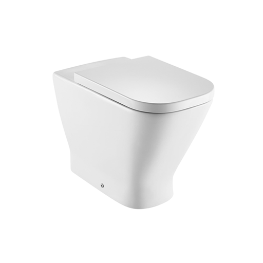 [26703] Inodoro Corto Roca Línea The Gap Blanco