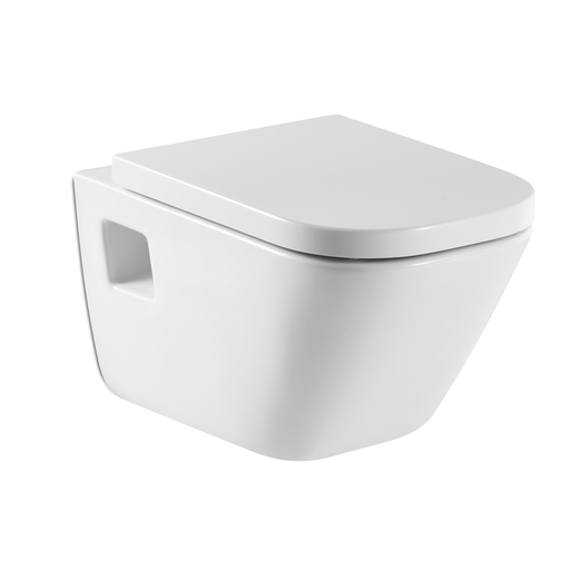 [26692] Inodoro Suspendido Roca Línea The Gap Rimless Blanco