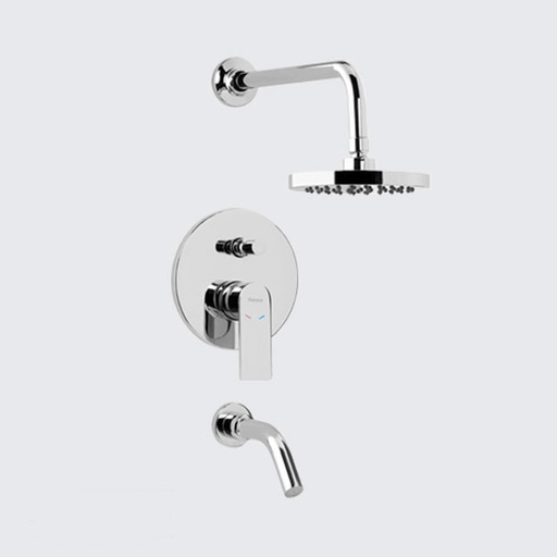 [55529] Grifería Monocomando de Ducha Peirano Línea Vera 80-180