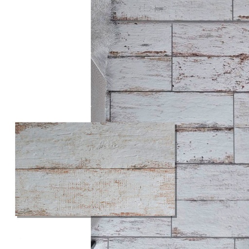 [25068] Revestimiento Cortines Vintage Blanco 35x60 (1ra Calidad)