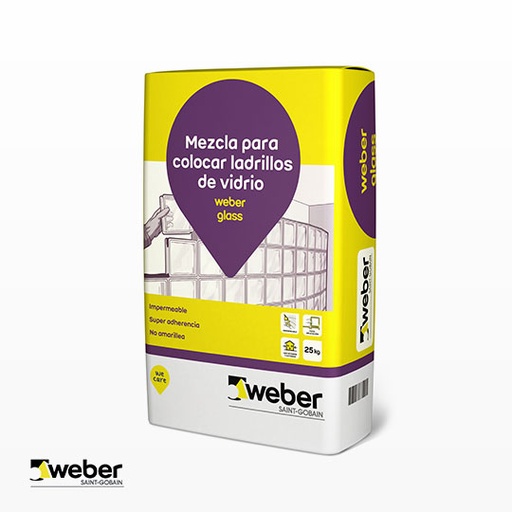 [267] Pegamento para Venecitas Weber Glass (Bolsa 25kg) 94-0011