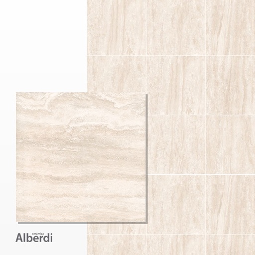 [78124] Porcelanato Alberdi Zen Bianco 60x60 (1ra Calidad)